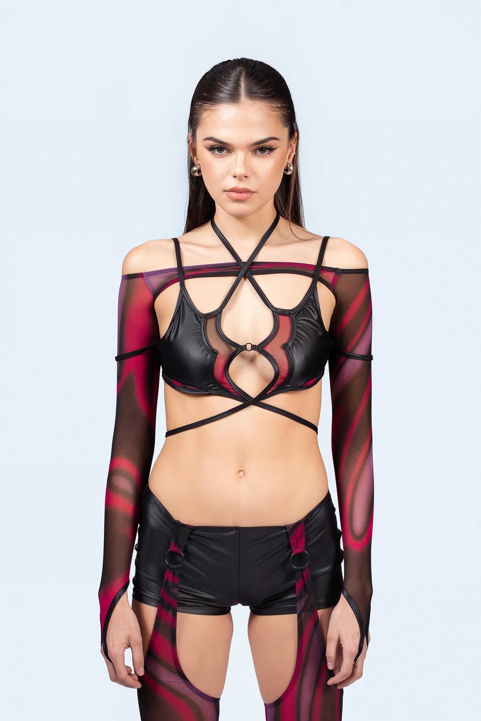 BADINKA Flow Layered Star Top