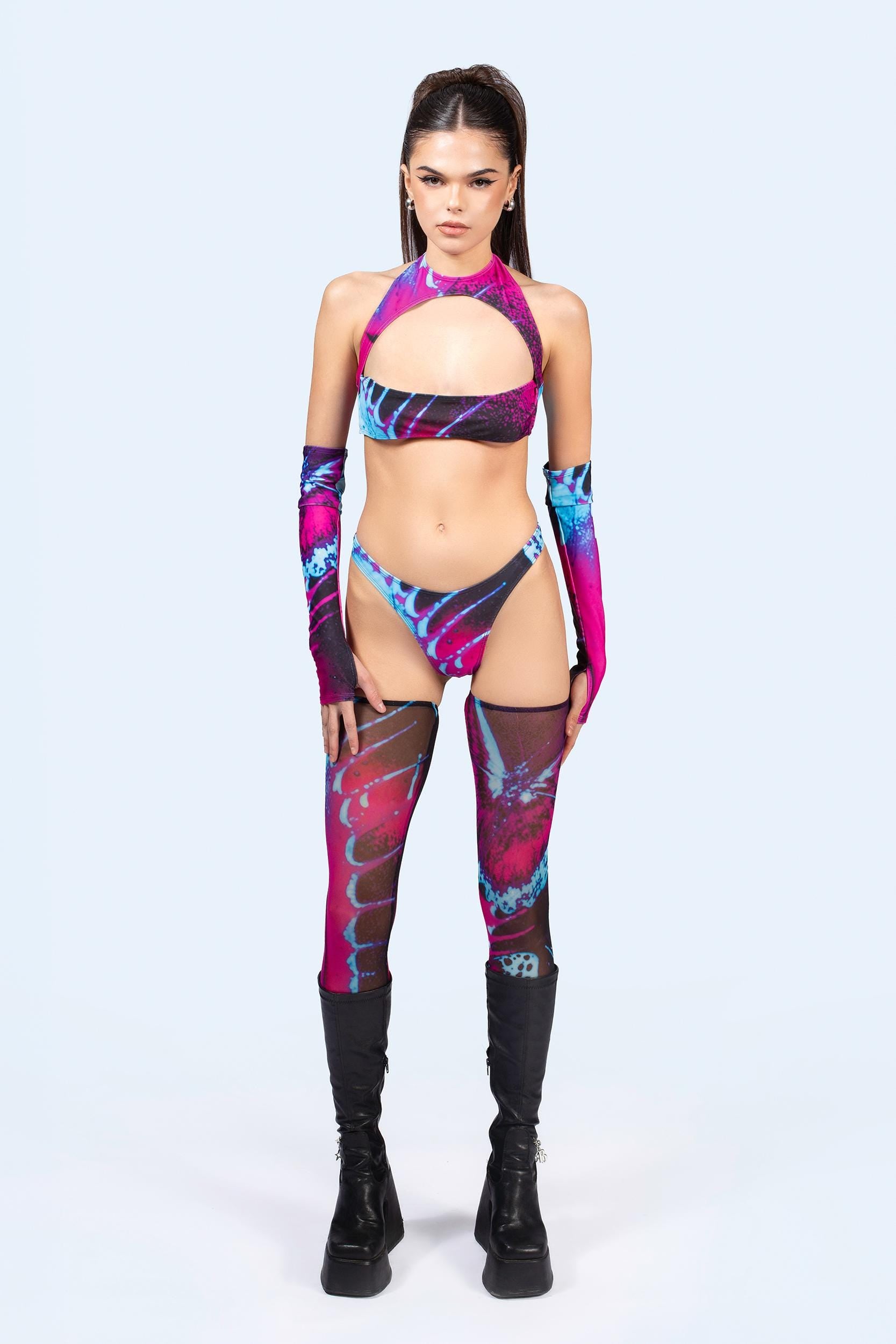 BADINKA Trapped In Bikini Bottoms Spandex