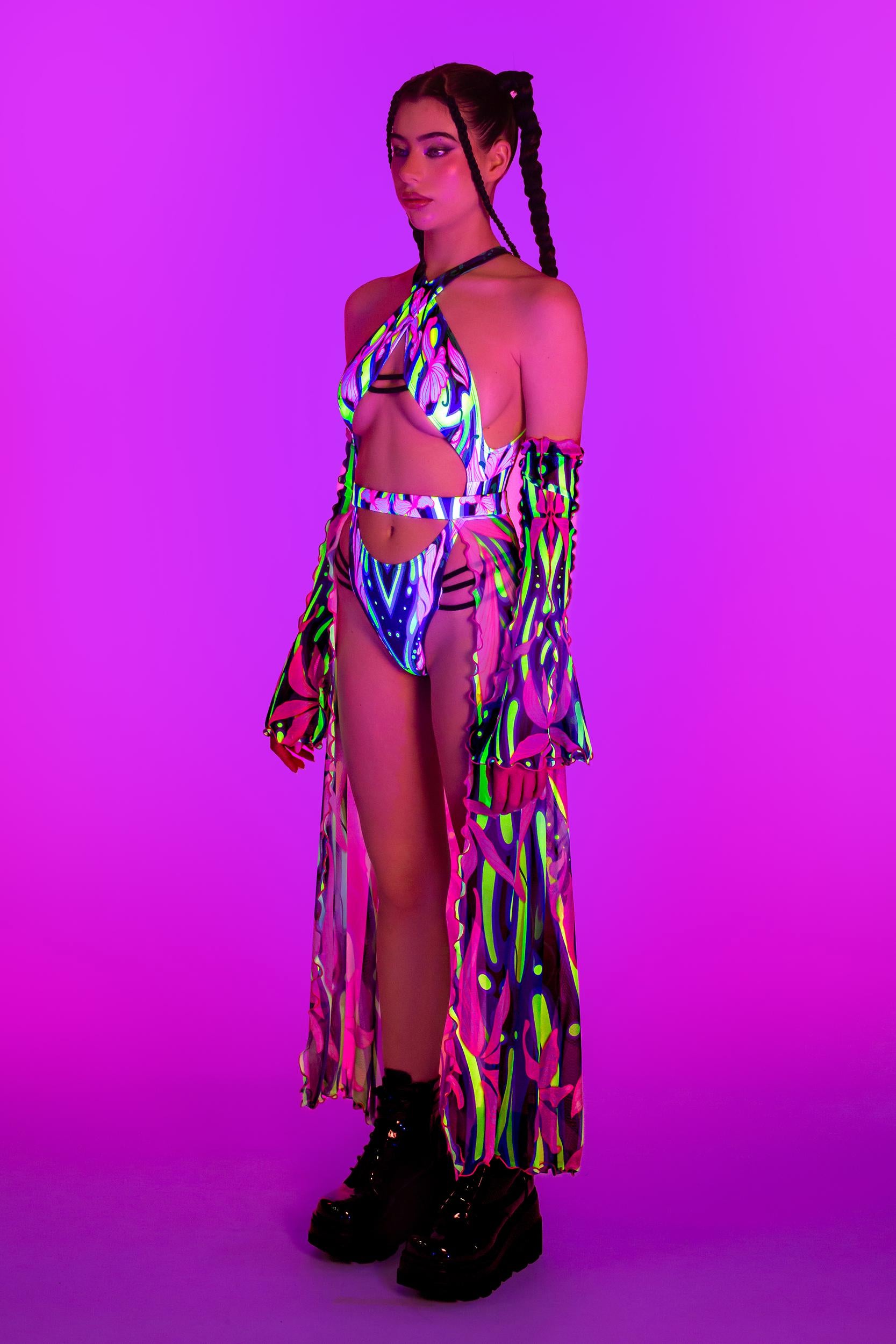 BADINKA In Balance Set Mesh, neon, spandex