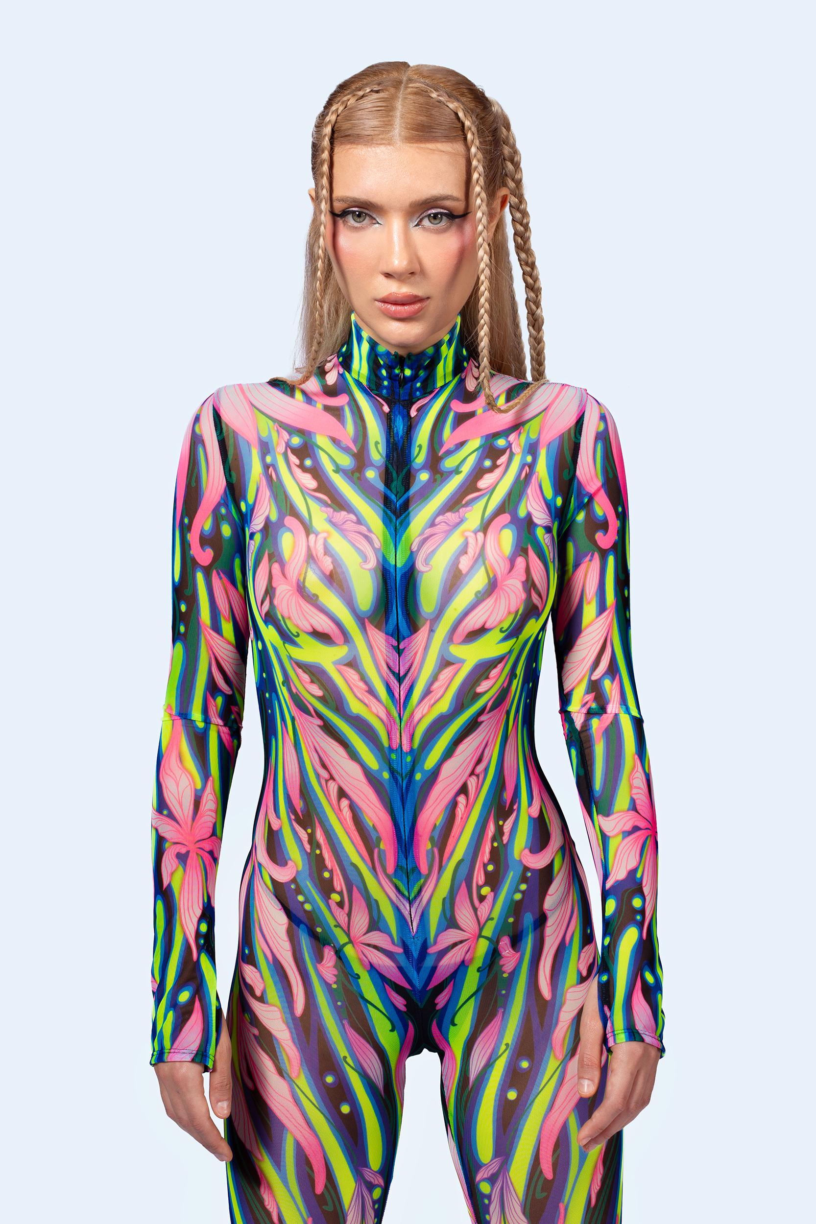 BADINKA Women In Balance Mesh Costume