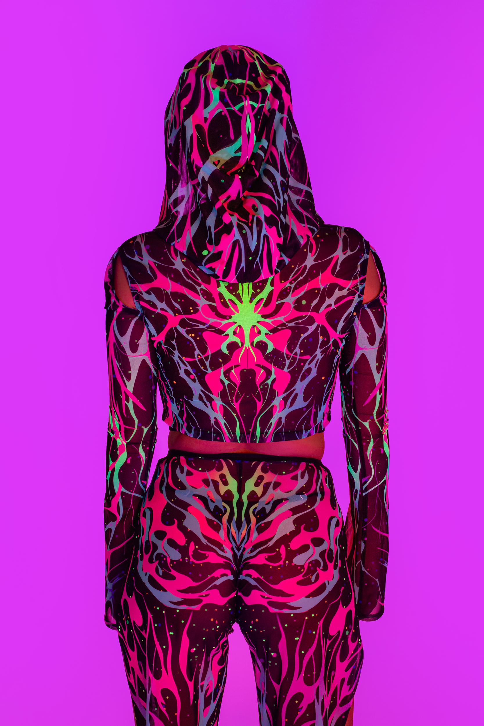 BADINKA Women Free Will Hooded Mesh Set