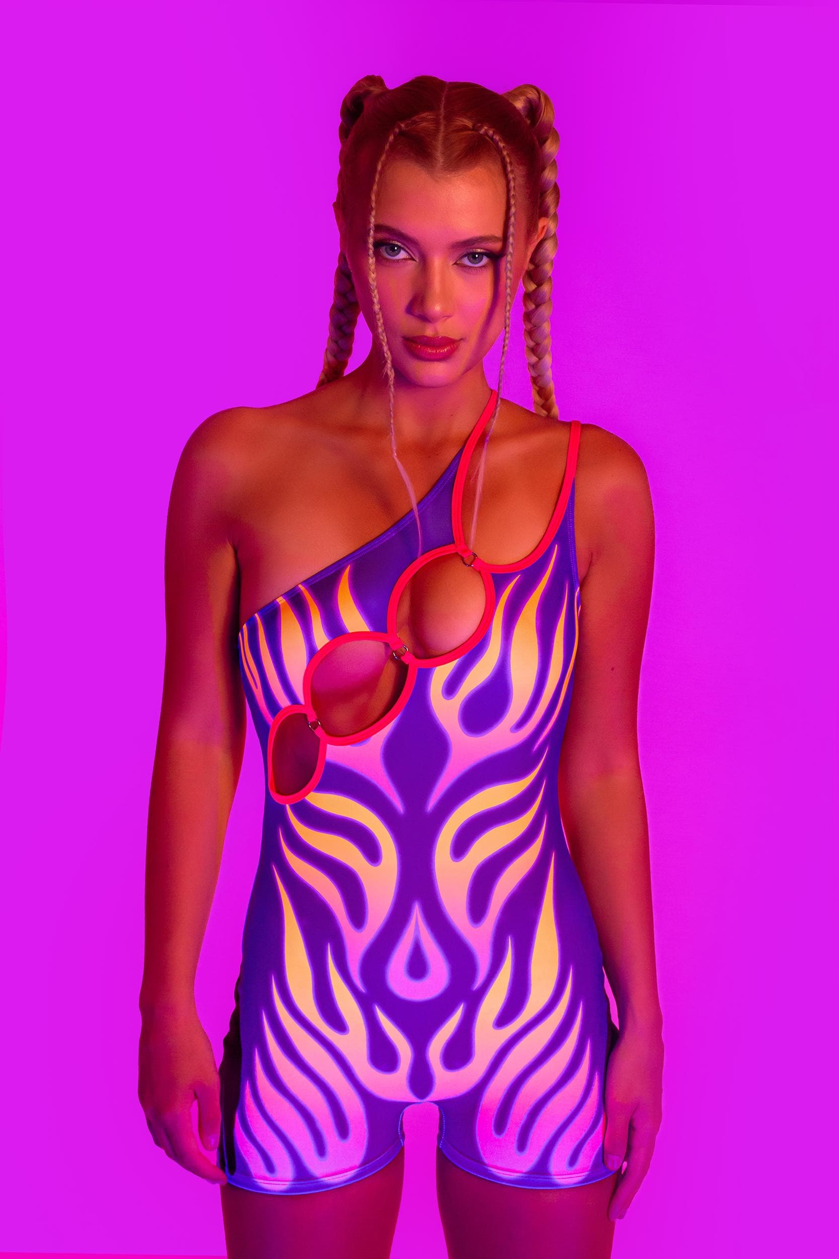 BADINKA Inner Fire Off Shoulder Romper