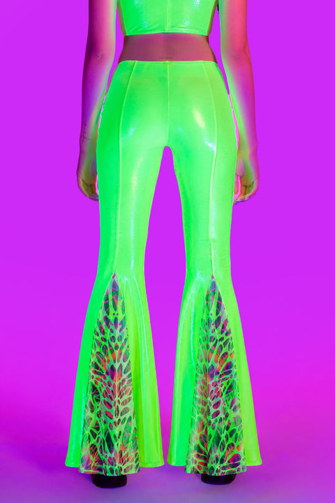 Lime Wire Front Paneled Pants
