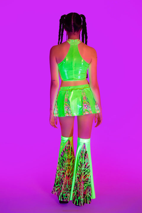 Lime Wire Skirt Set