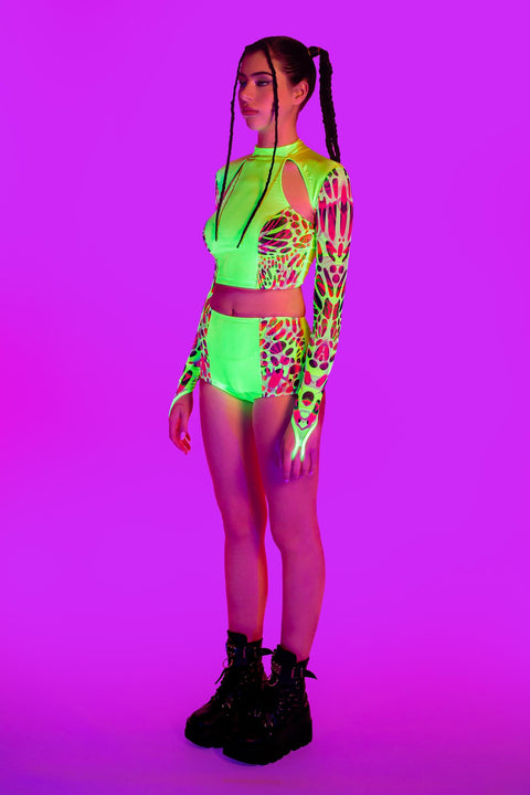 Lime Wire Shorts Set