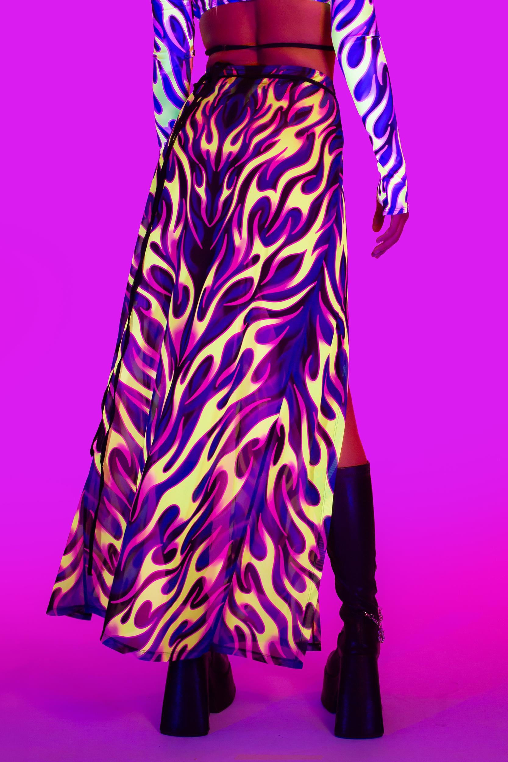 BADINKA Burnout Set Neon-uv, psychedelic