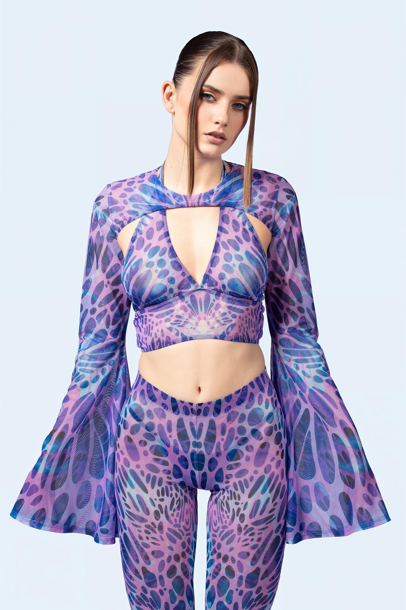 BADINKA Amethyst Criss Cross Top And Shrug
