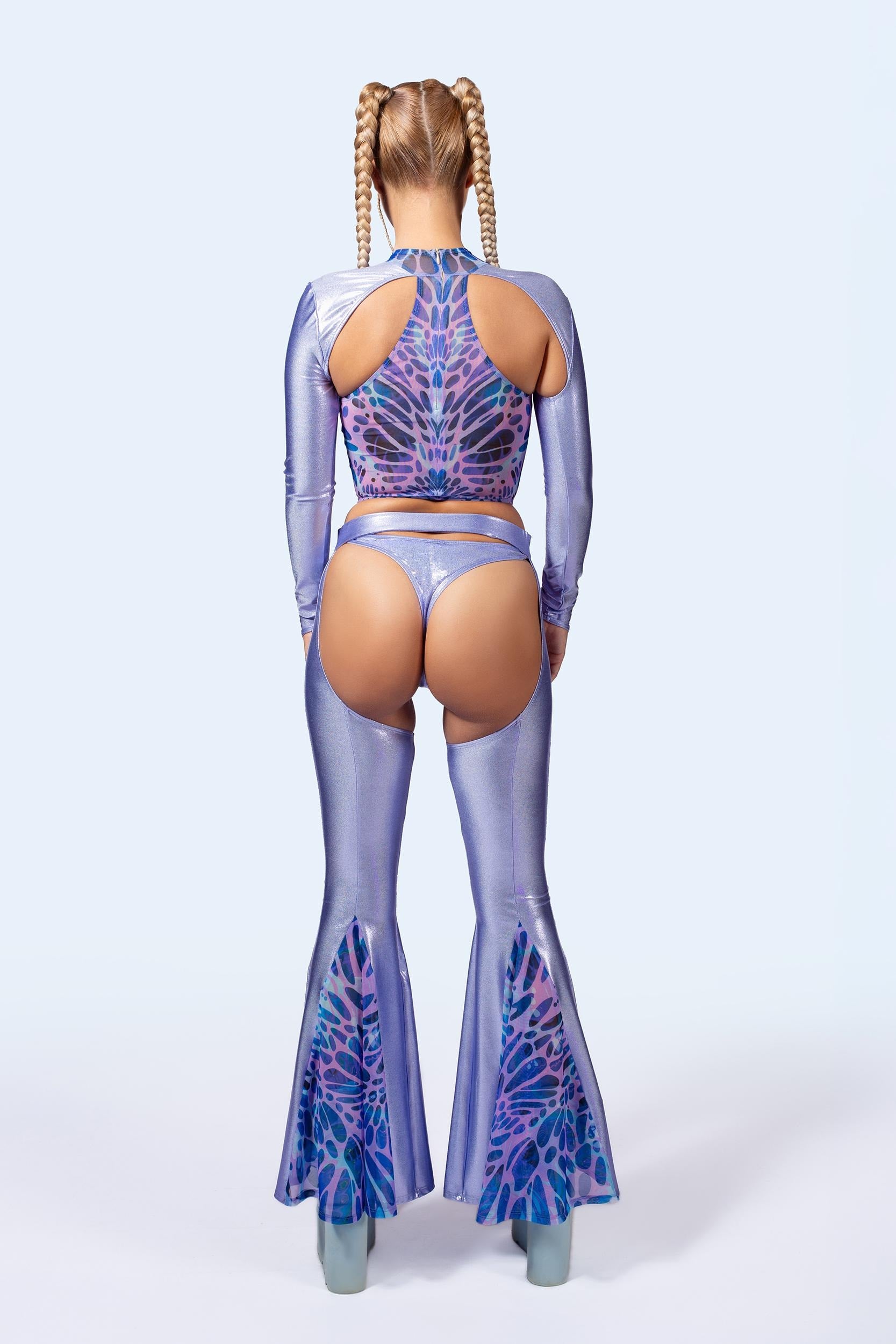 BADINKA Amethyst Bikini Bottoms Psychedelic