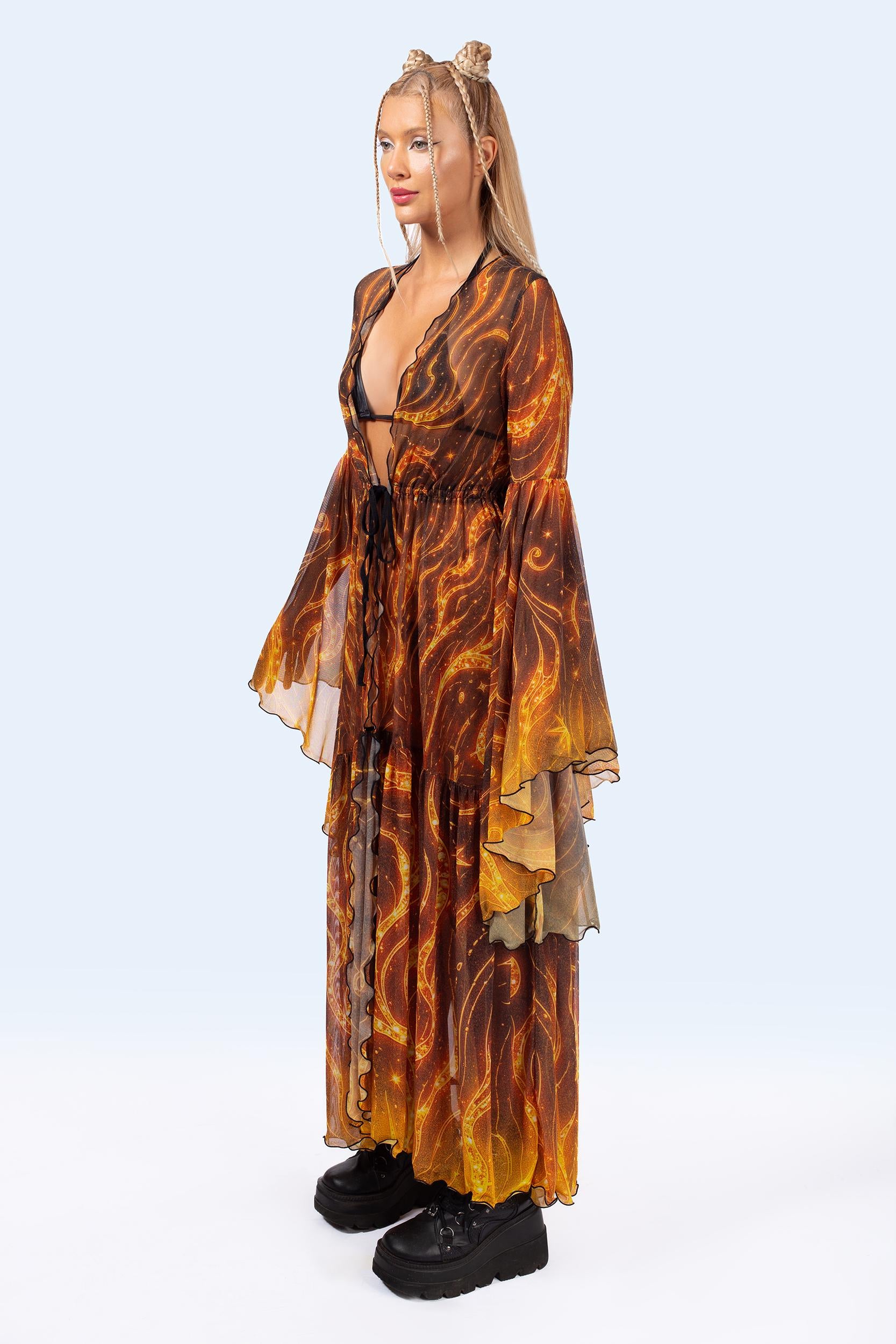 BADINKA C[Burning Man 2026] Dune Siren Duster Flowy