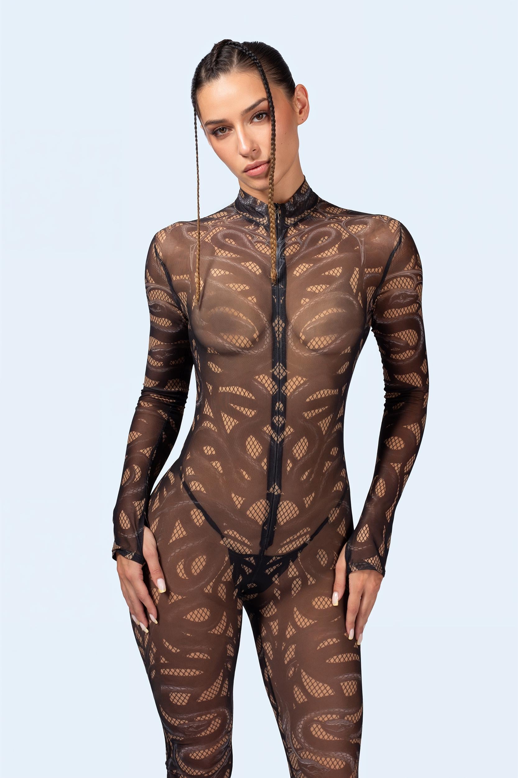 BADINKA C[Burning Man 2026] Cold Blood Mesh Costume 3