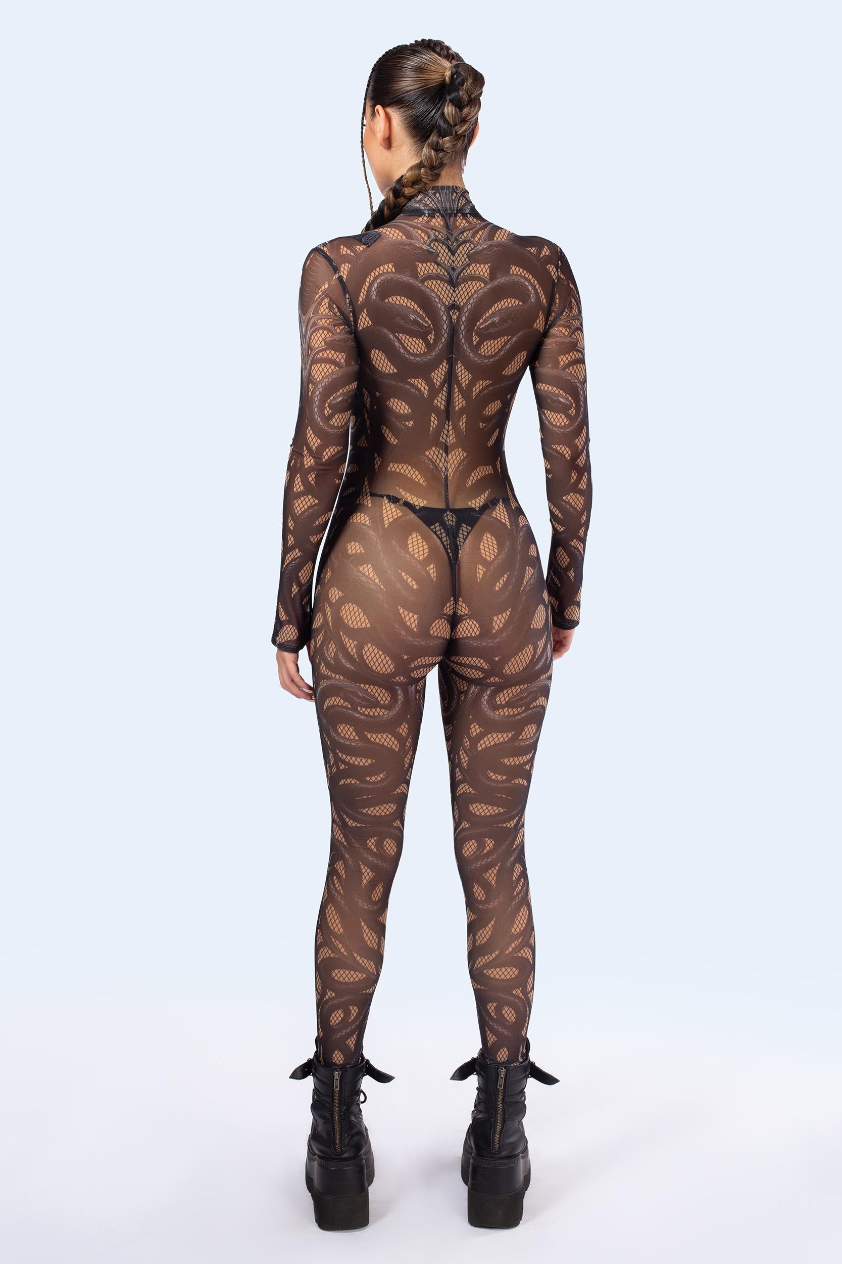 BADINKA C[Burning Man 2026] Cold Blood Mesh Costume 7