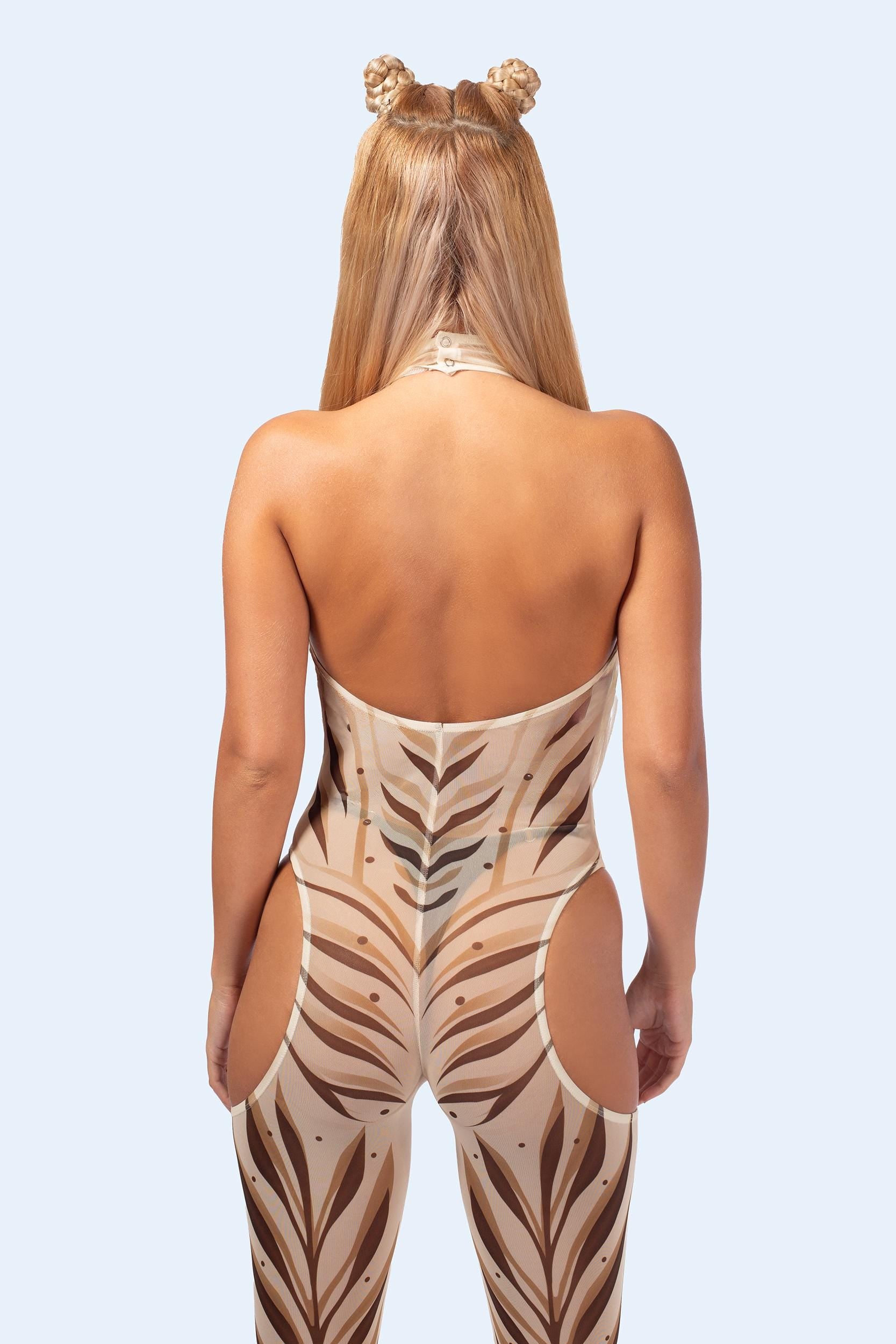 BADINKA C[Burning Man 2026] Sirocco Side Cut Romper Bell-bottoms, cut-out