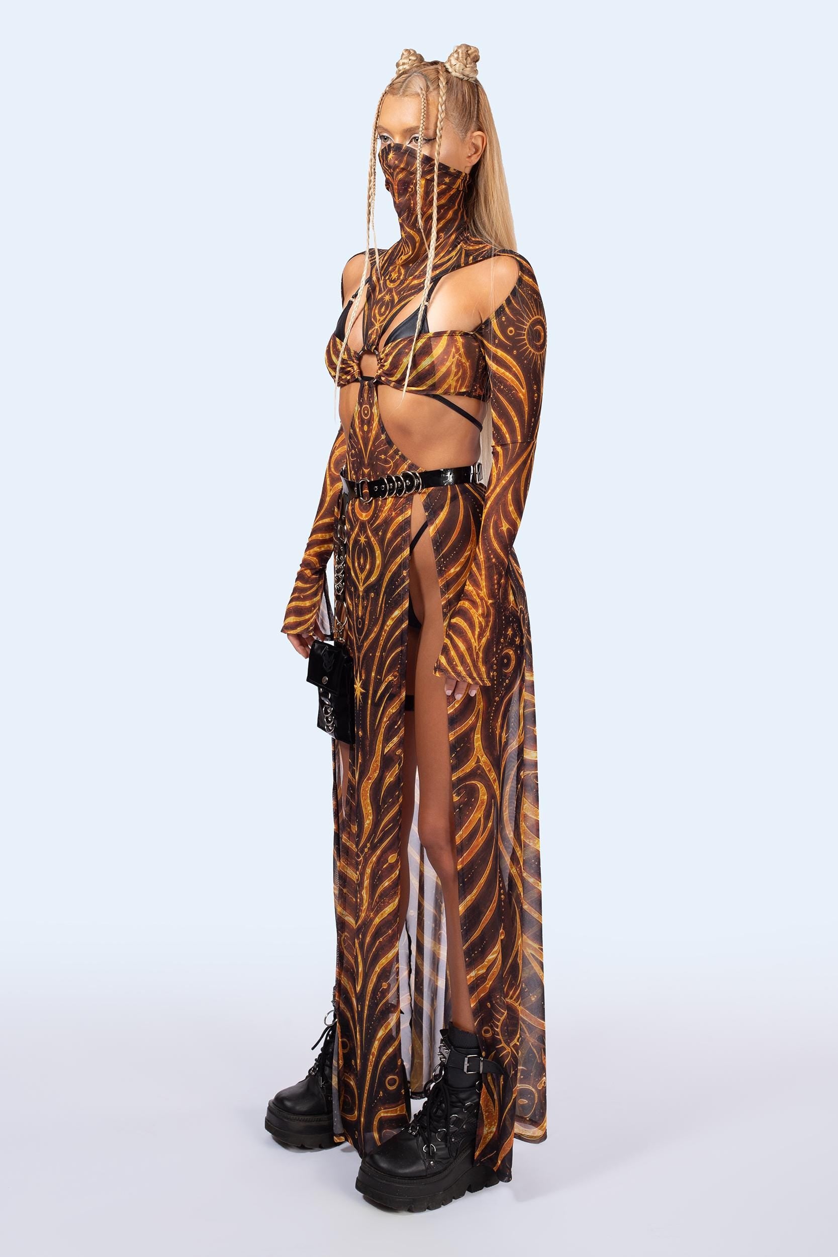 BADINKA C[Burning Man 2026] Ash Priestess Maxi Dress Cut-out