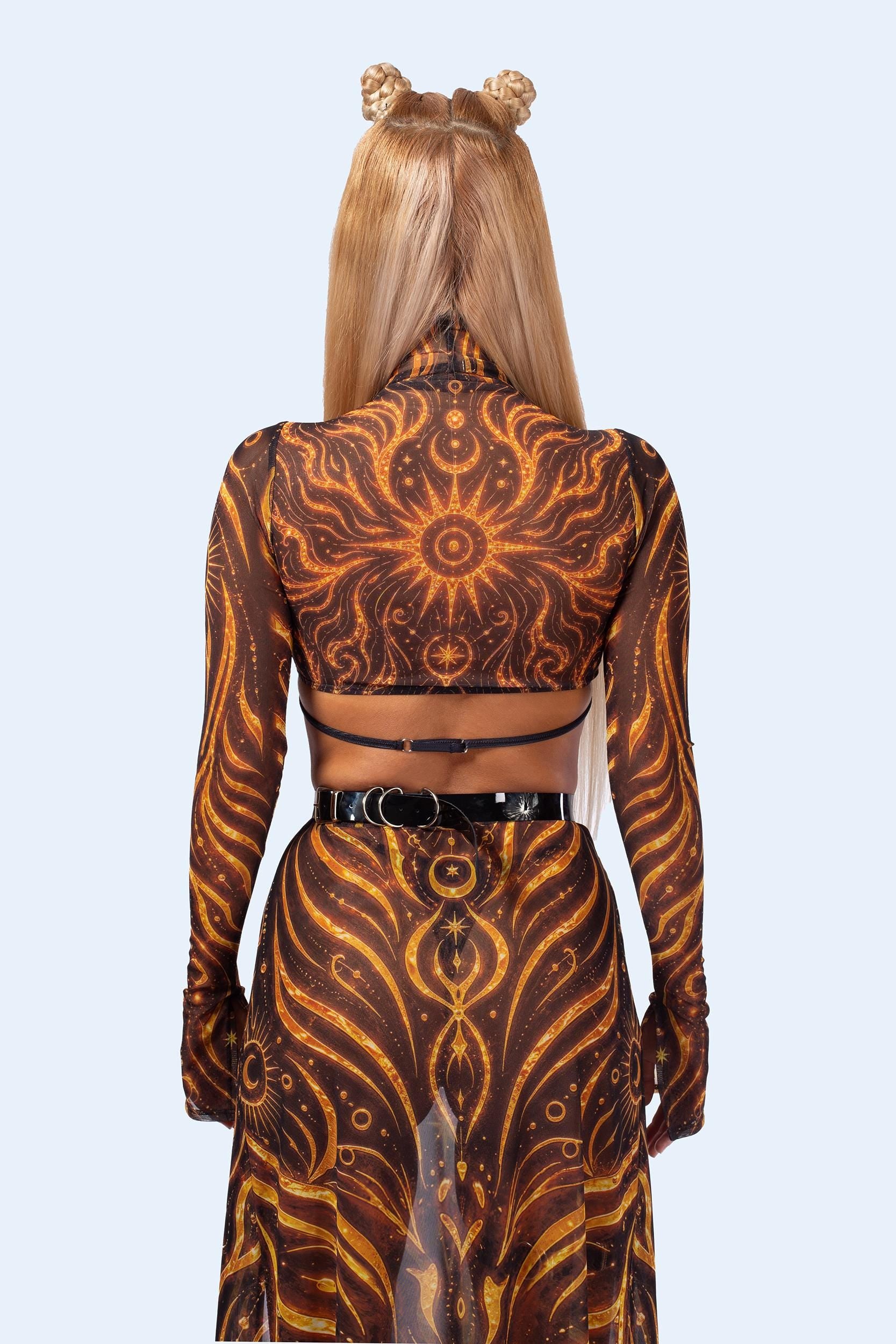 BADINKA C[Burning Man 2026] Ash Priestess Maxi Dress Goddess