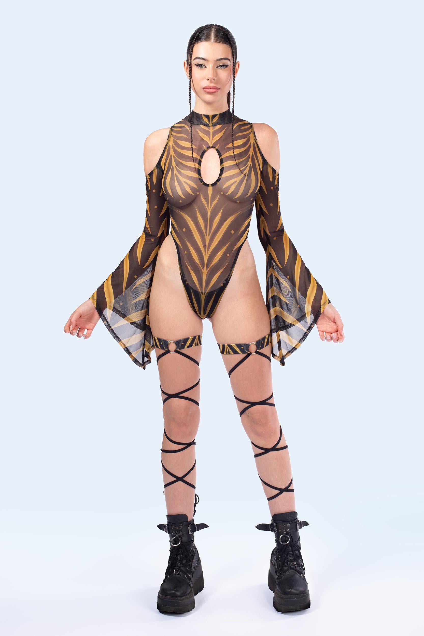 BADINKA Women C[Burning Man 2026] Khamsin Flared Sleeve Bodysuit