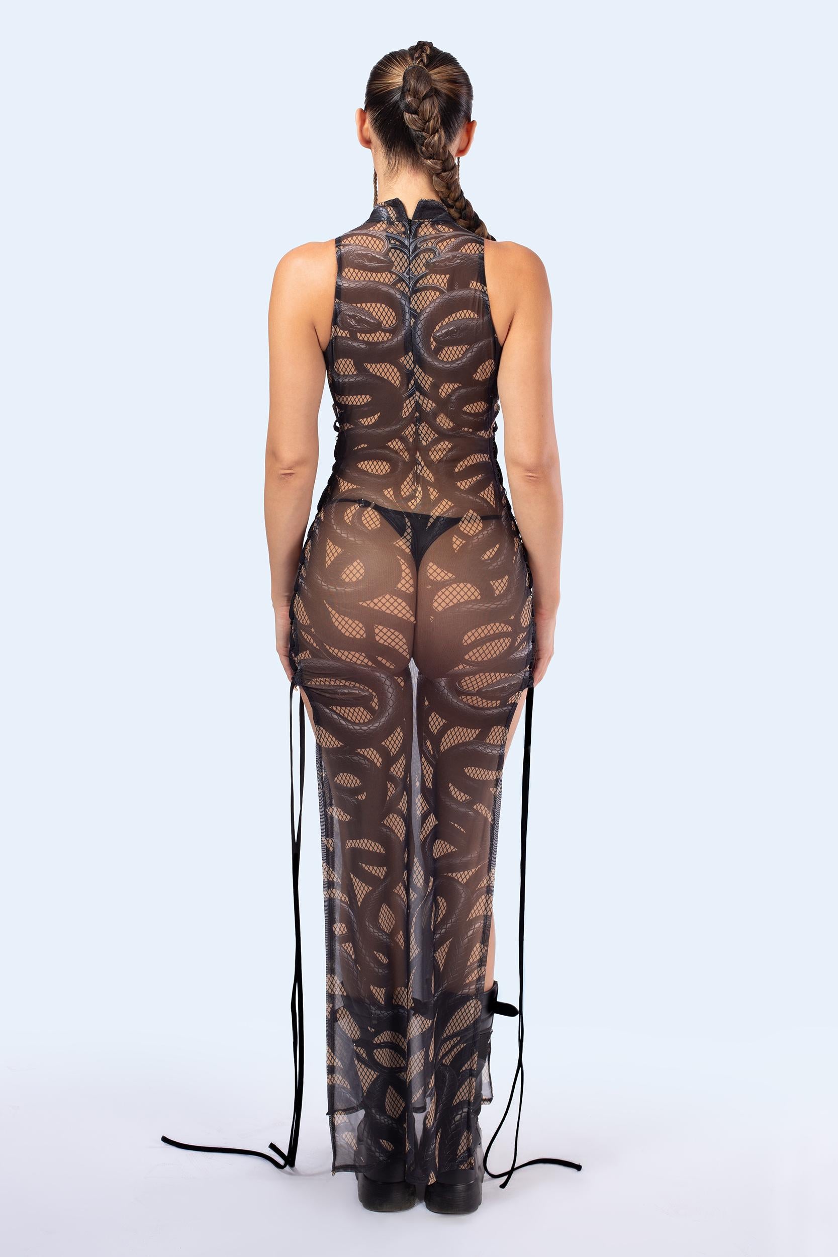 BADINKA C[Burning Man 2026] Cold Blood Maxi Criss-Cross Dress 7