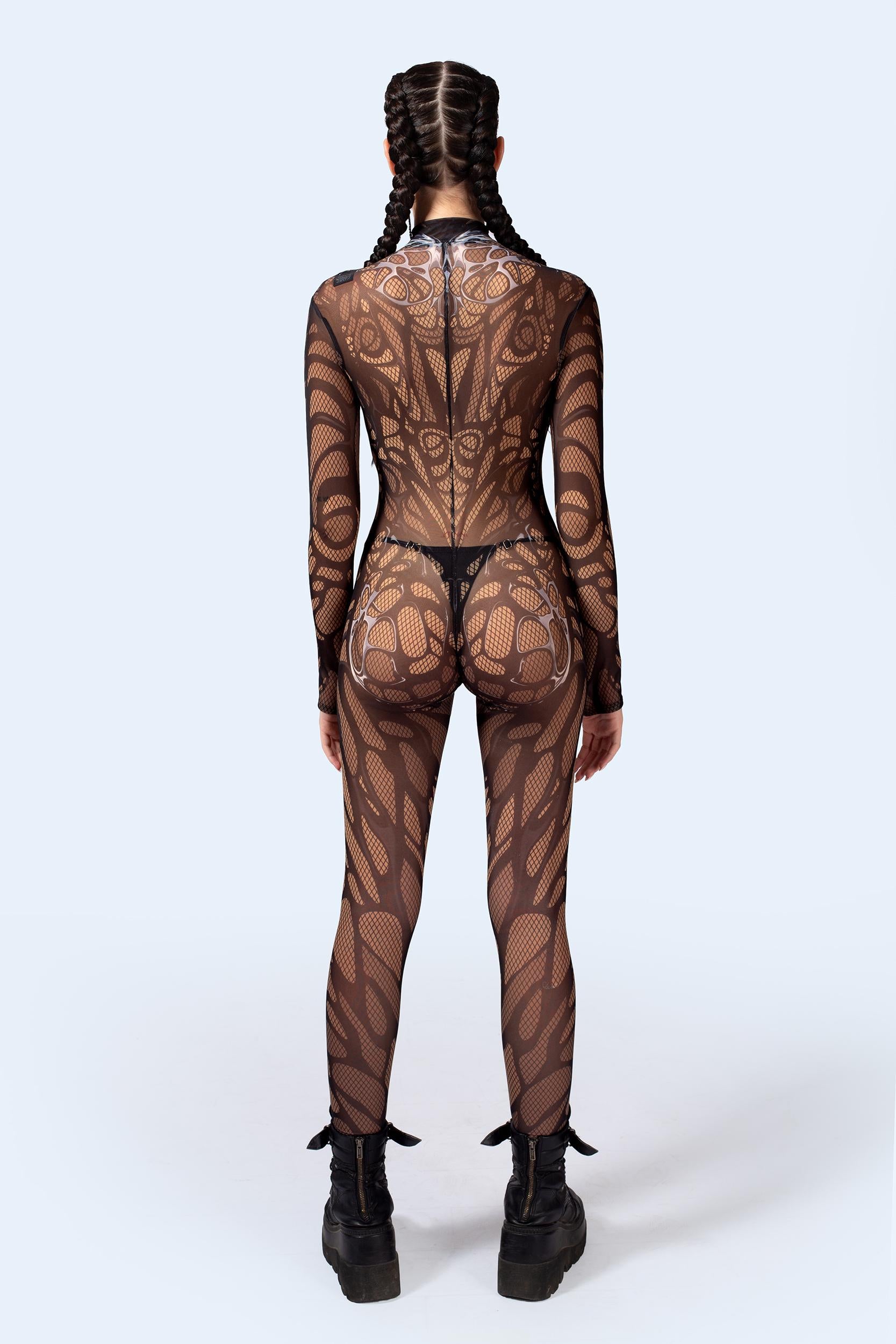 BADINKA C[Burning Man 2026] Obsidian Mesh Costume 7