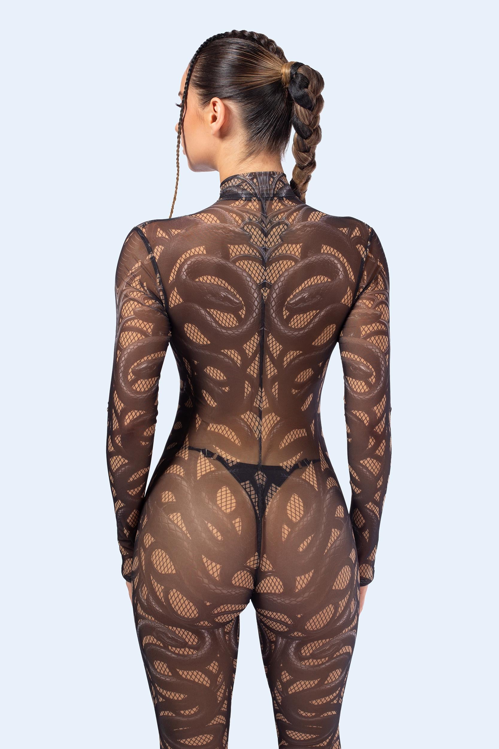 BADINKA C[Burning Man 2026] Cold Blood Mesh Costume 4