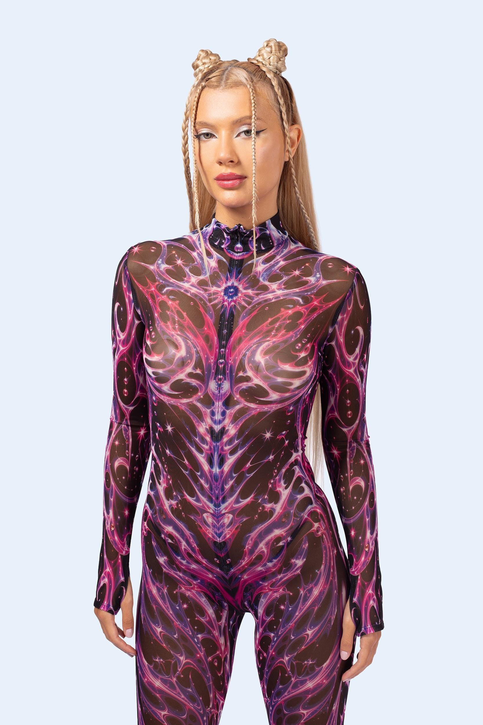 BADINKA C[Burning Man 2026] Star Fever Mesh Costume 3