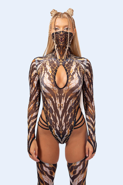C[Burning Man 2026] Venom High Neck Cutout Catsuit