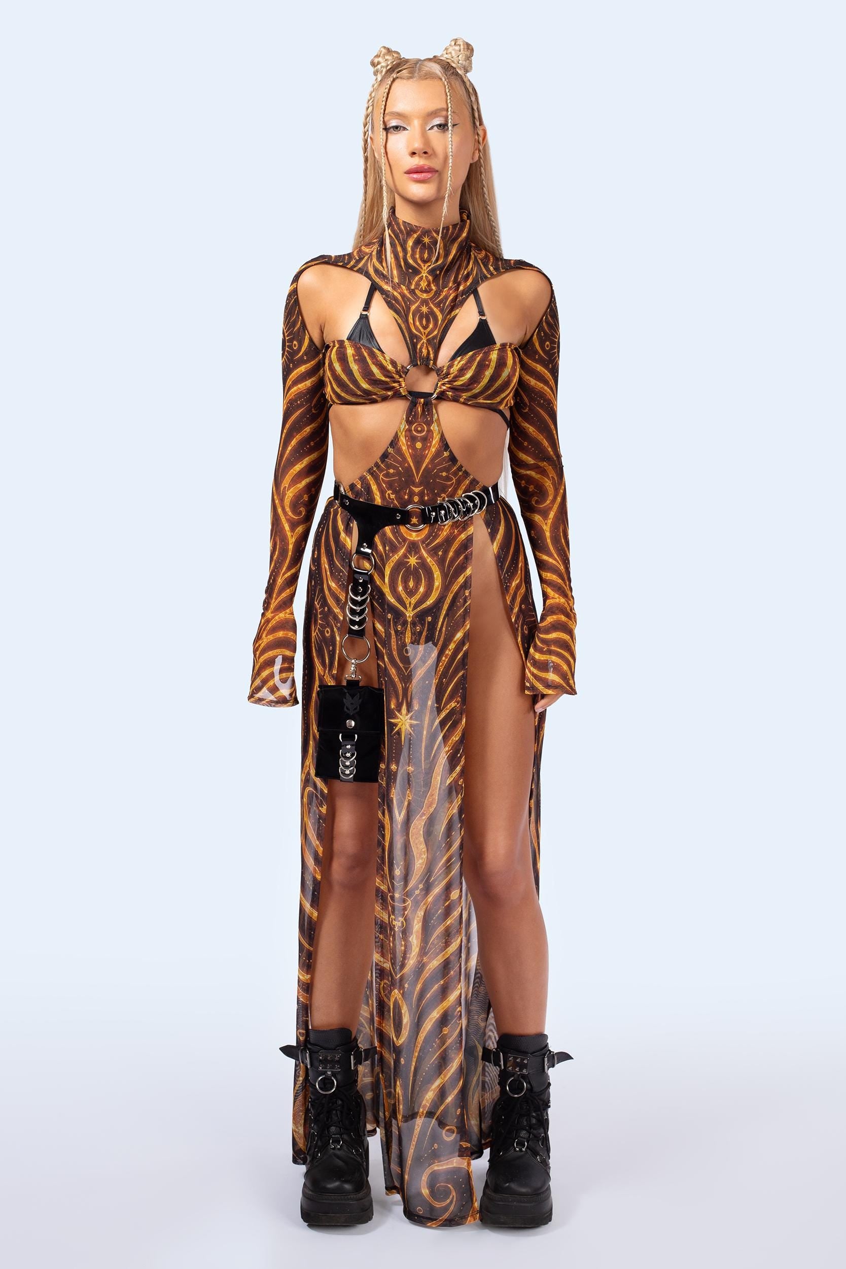 BADINKA C[Burning Man 2026] Ash Priestess Maxi Dress 8