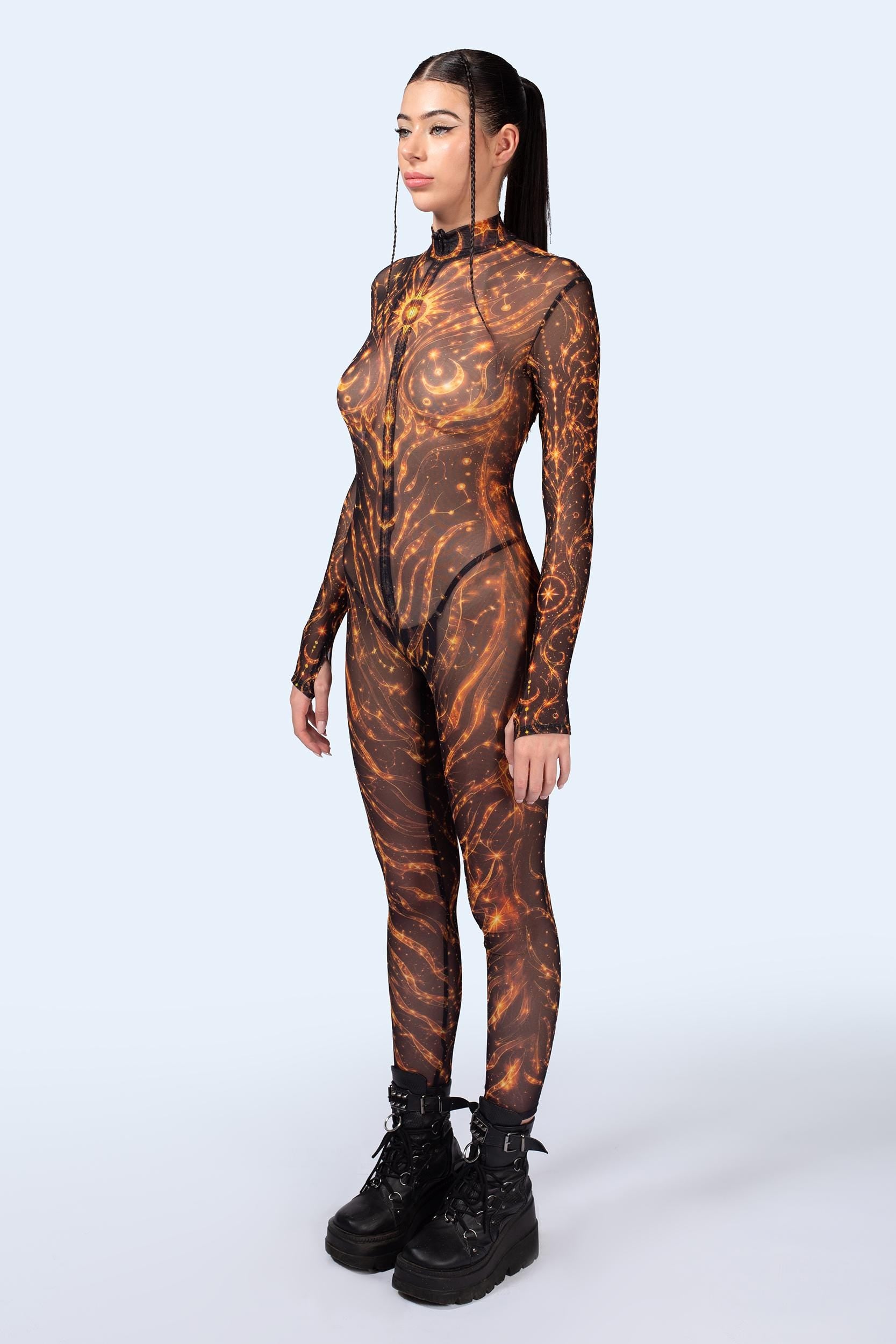 BADINKA C[Burning Man 2026] Solstice Mesh Costume Front-zip