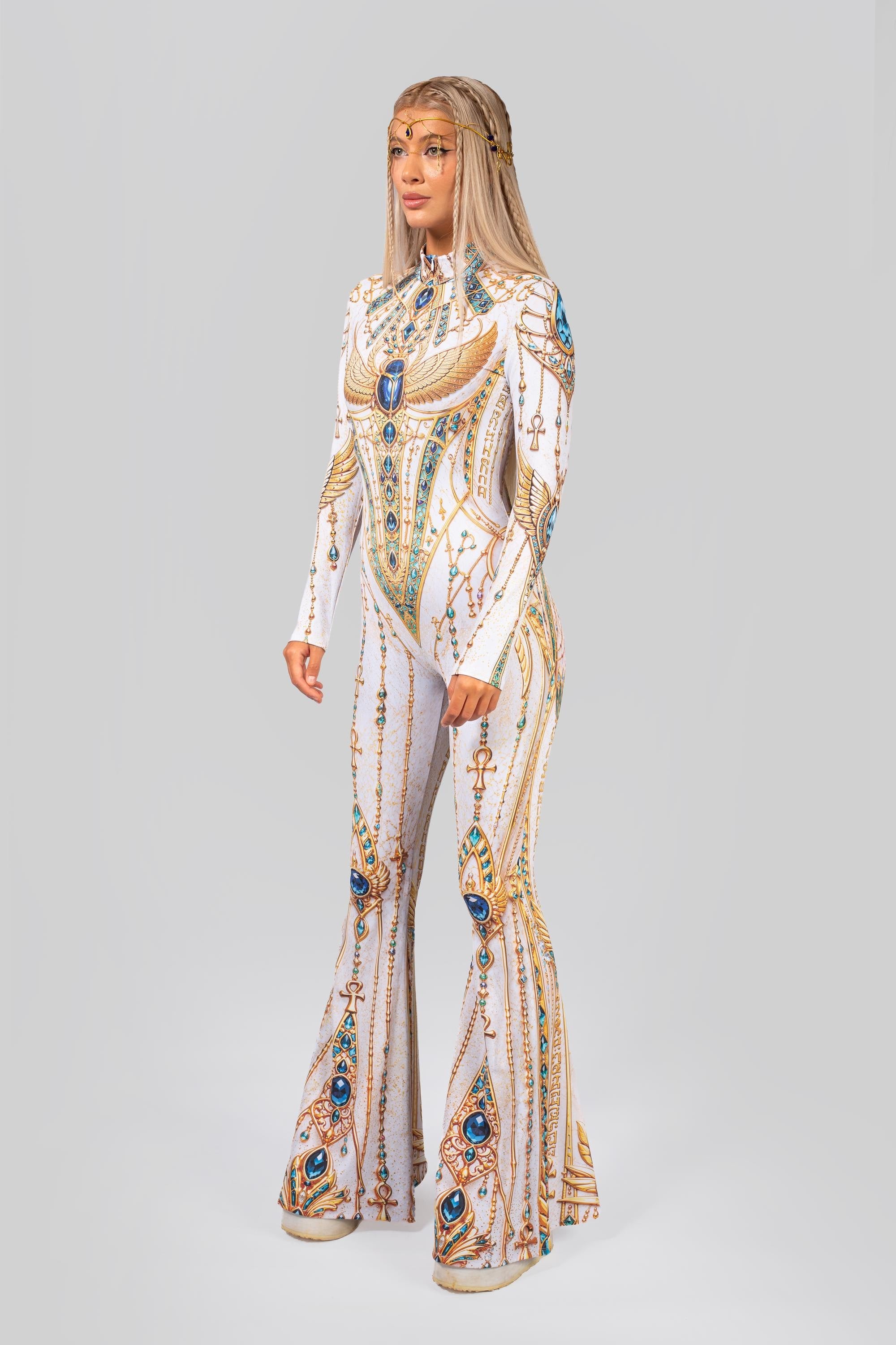 BADINKA Born Royal Bell Bottom Costume Spandex