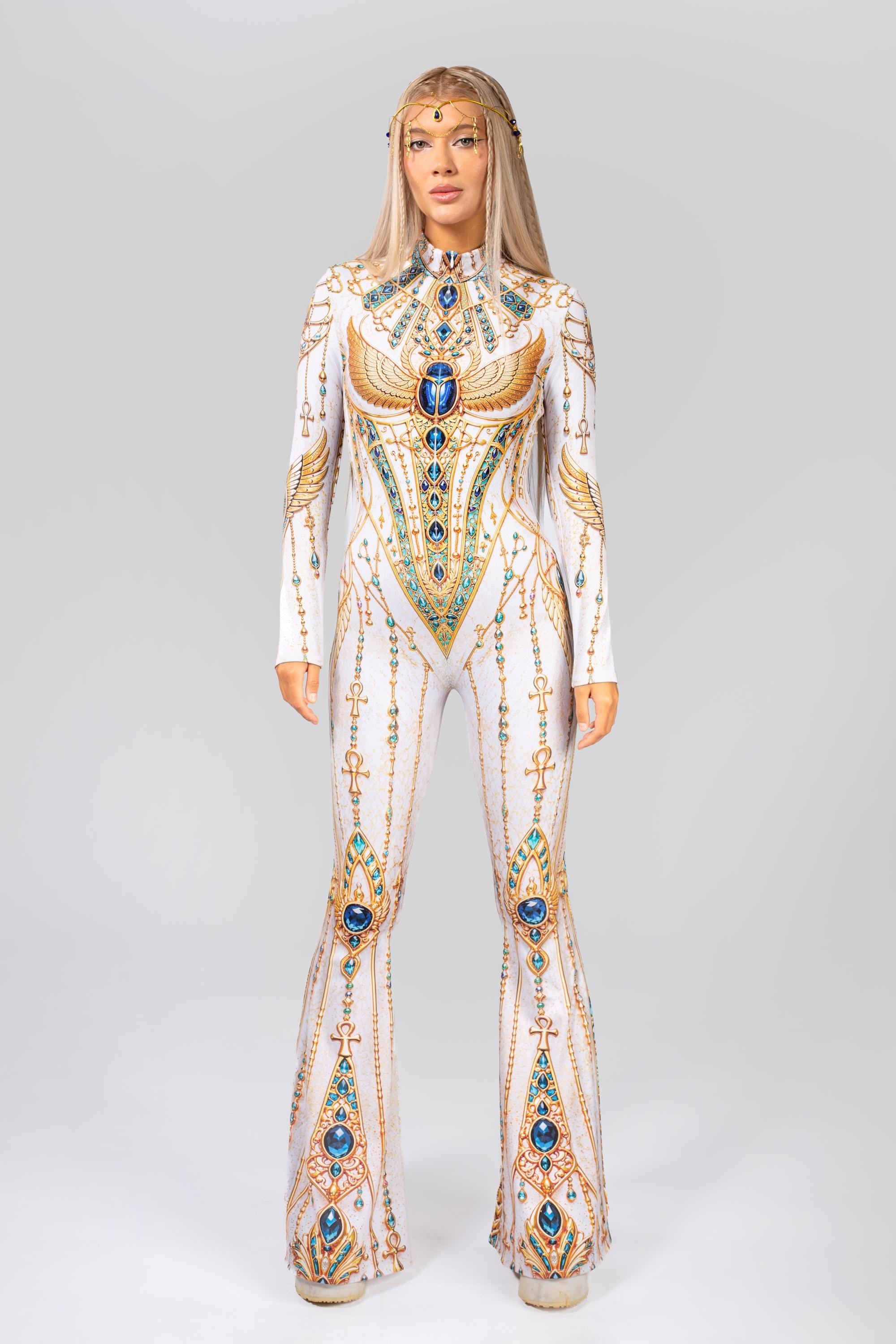 BADINKA Born Royal Bell Bottom Costume Halloween