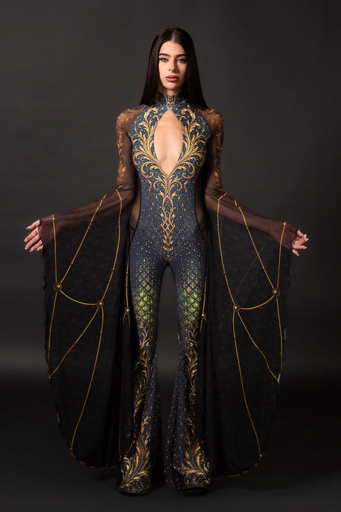 Divine Affair Keyhole Veil Catsuit