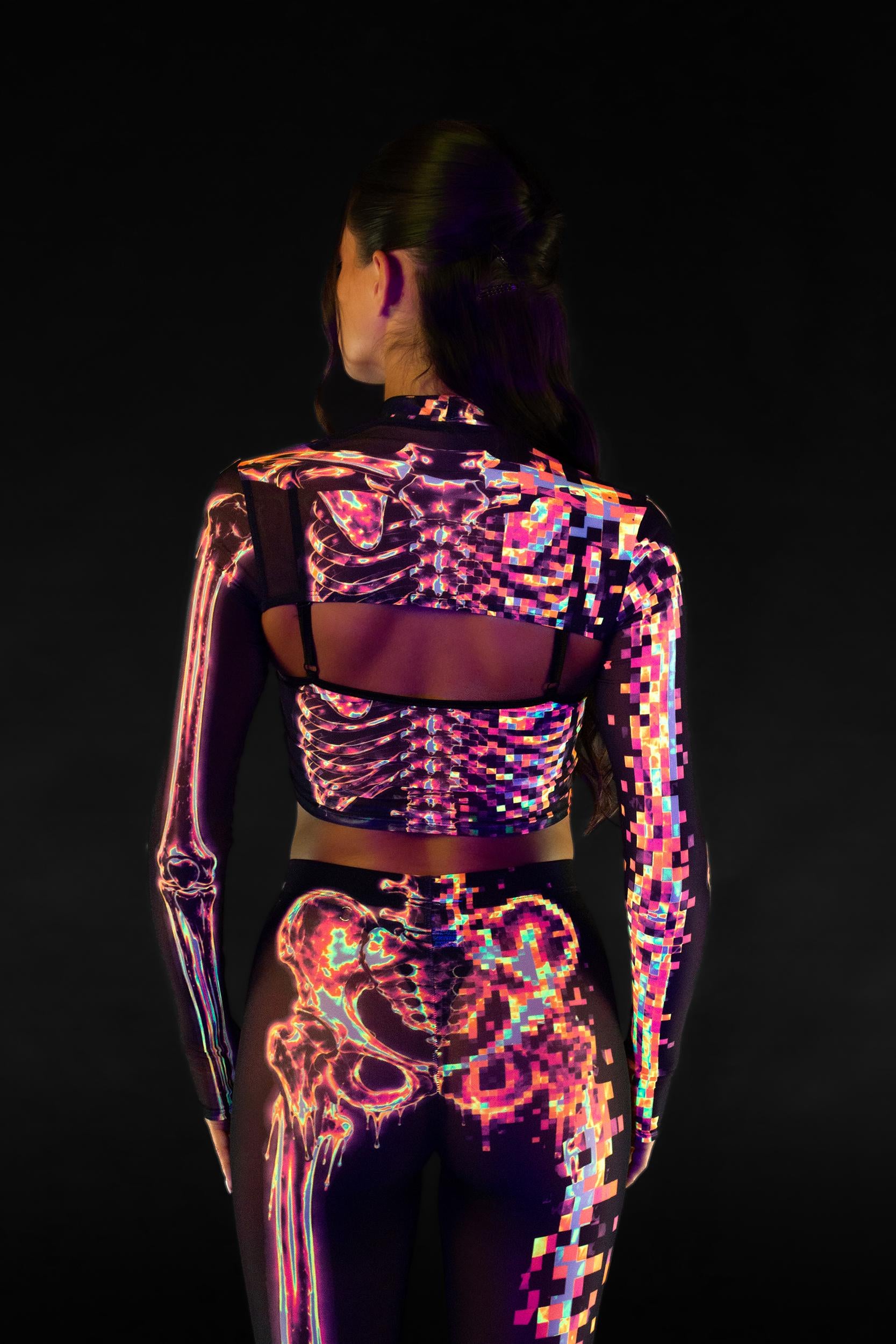BADINKA Dead Signal Set Neon-uv, skeletons