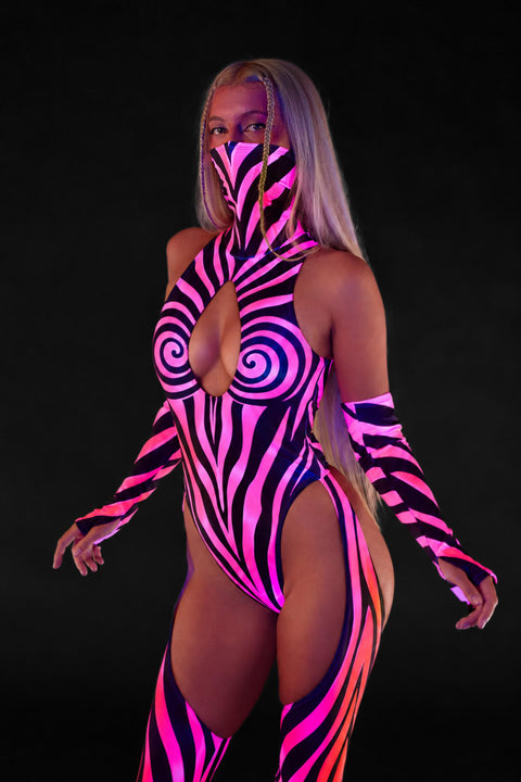 Mind Trap Cut-Out Catsuit