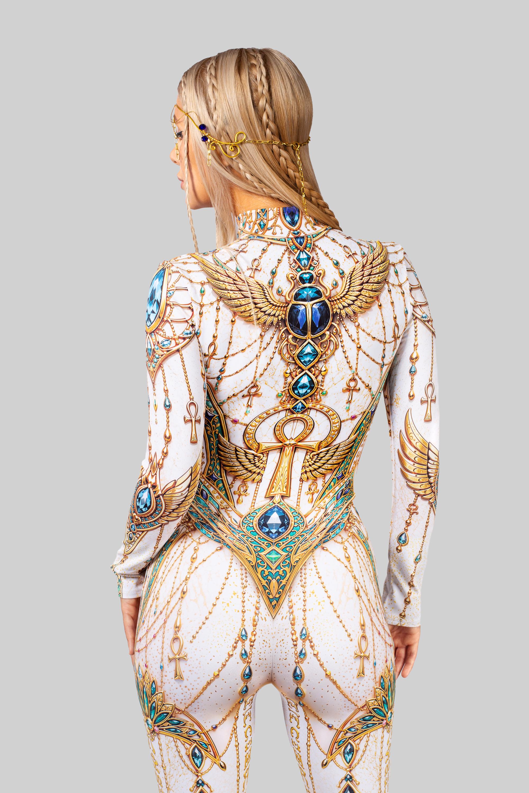 BADINKA Born Royal Bell Bottom Costume White