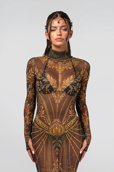 Divine Vice High Neck Dress