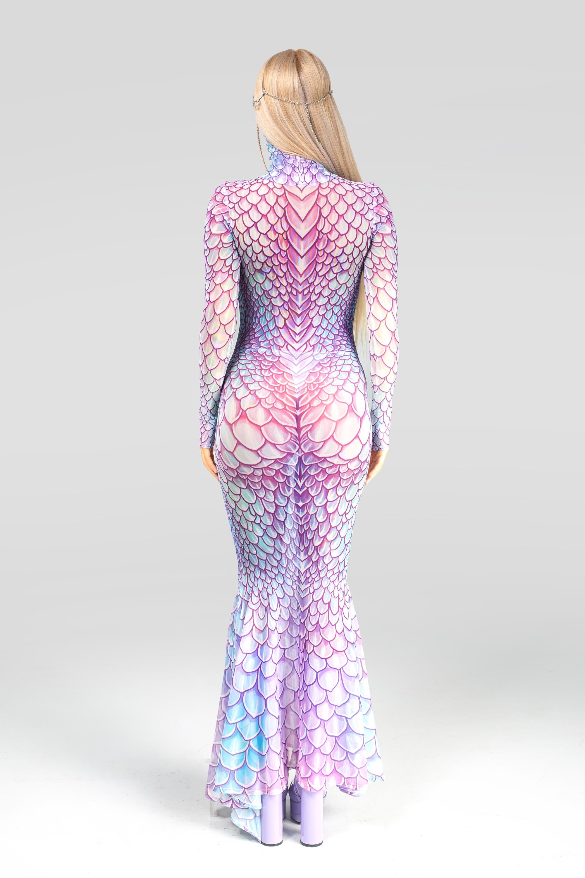 BADINKA Drown In Me High Neck Dress Halloween