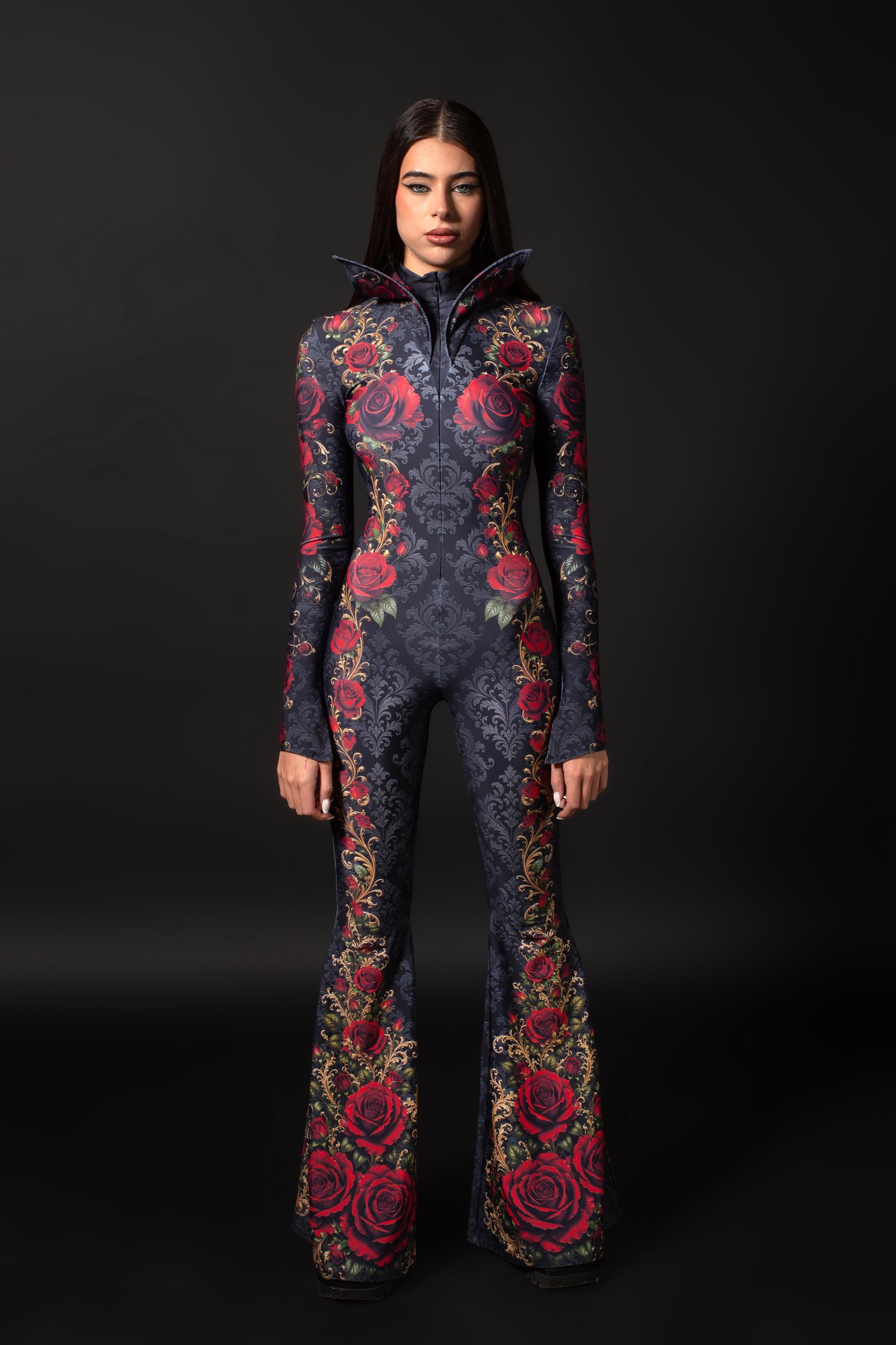 BADINKA Roses & Ruin High Collar Costume Halloween