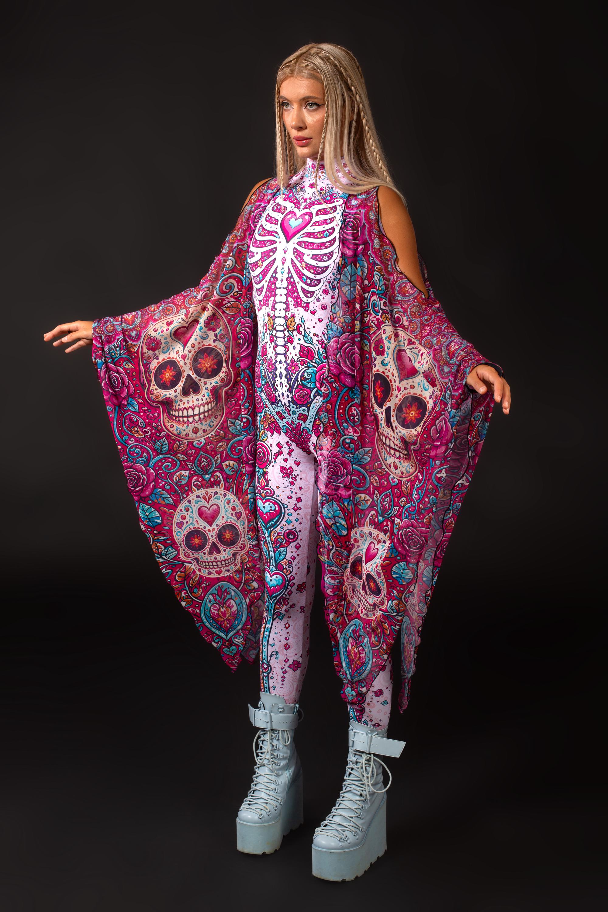BADINKA Sweet Afterlife Slit Sleeve Catsuit Halloween