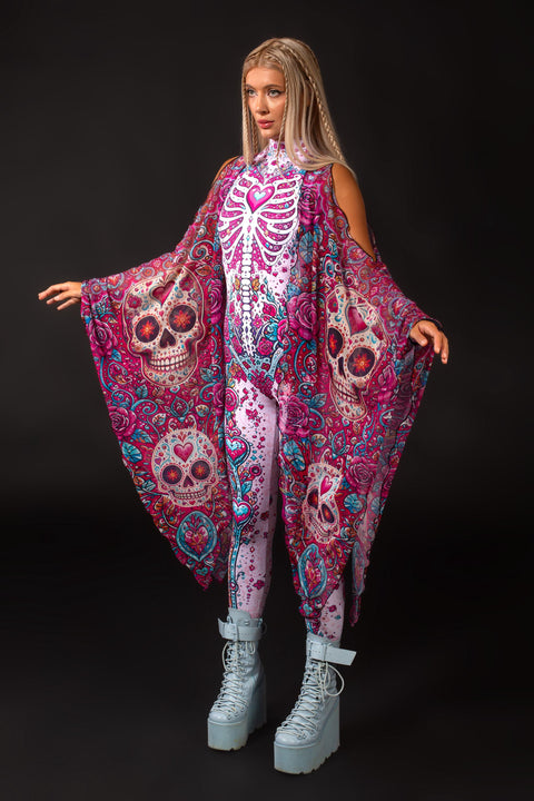 Sweet Afterlife Slit Sleeve Catsuit