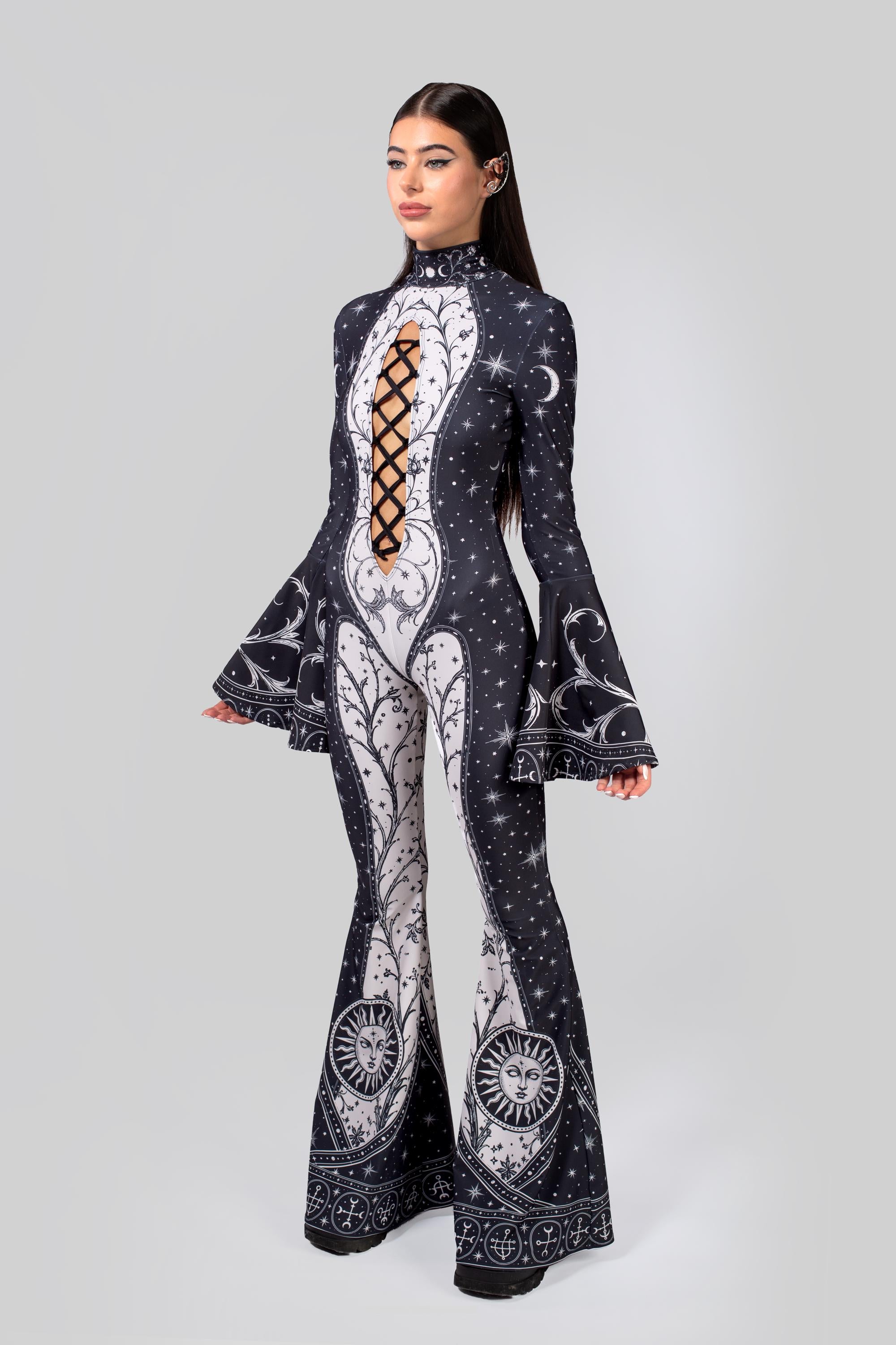 BADINKA Women Under a Spell	Laced Up Catsuit