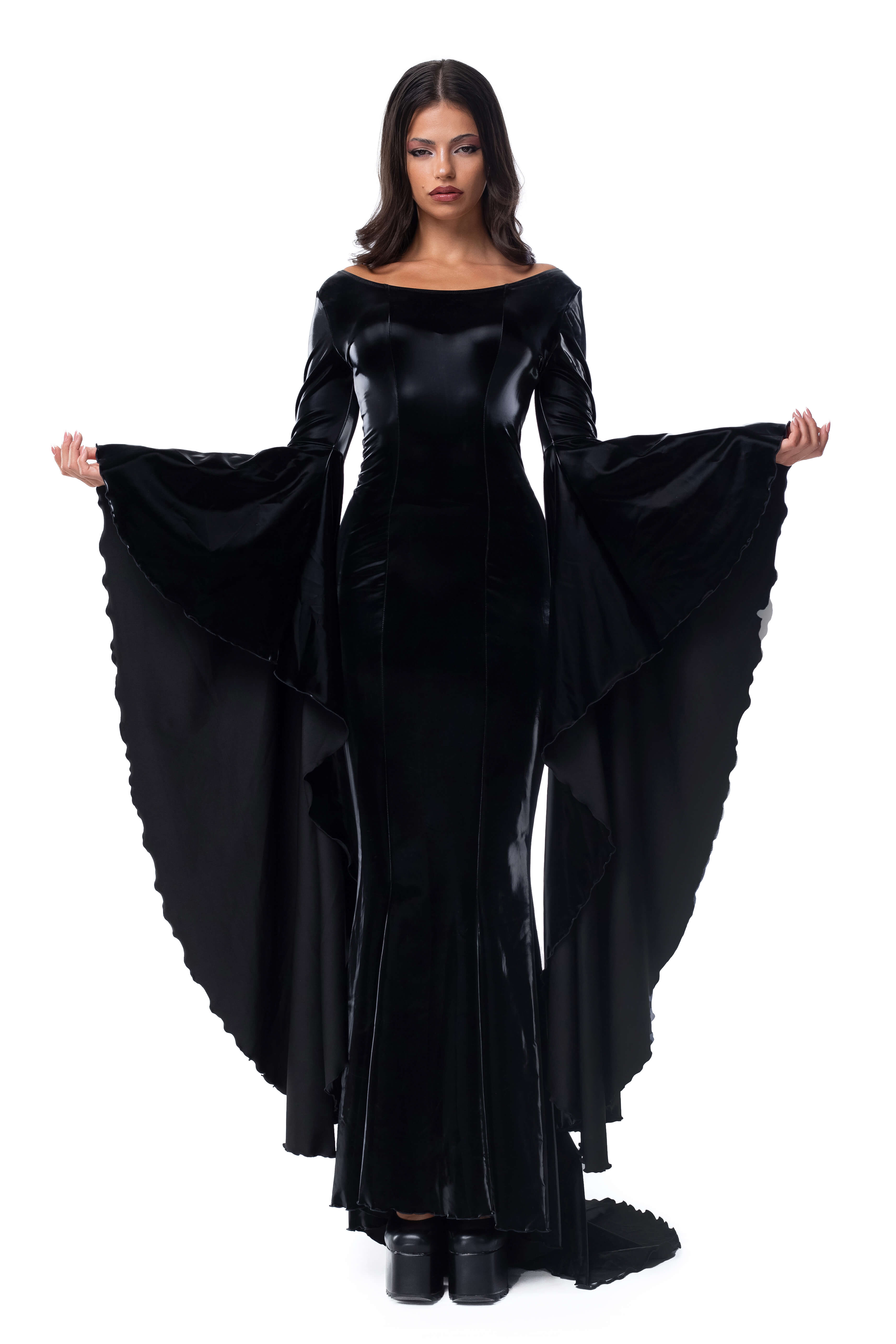 Matron Macabre Maxi Sleeve Dress