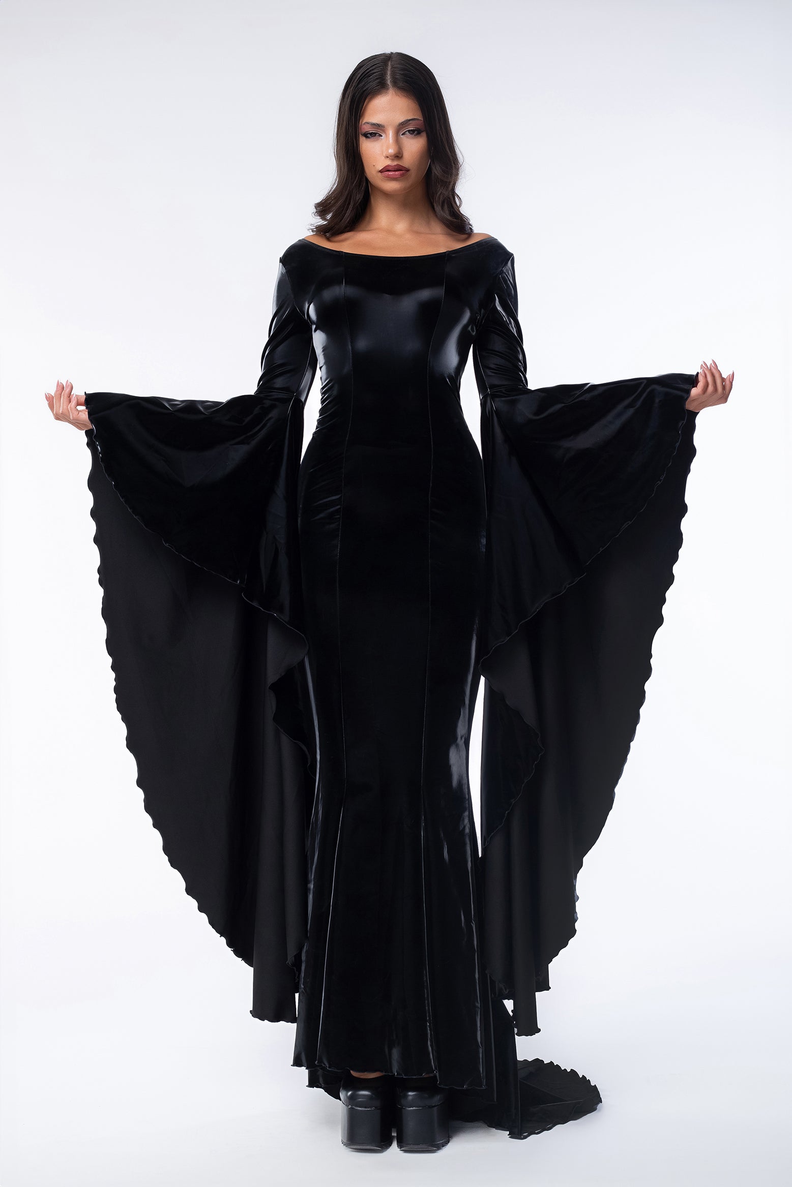 Matron Macabre Maxi Sleeve Dress