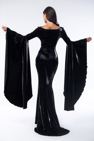 Matron Macabre Maxi Sleeve Dress