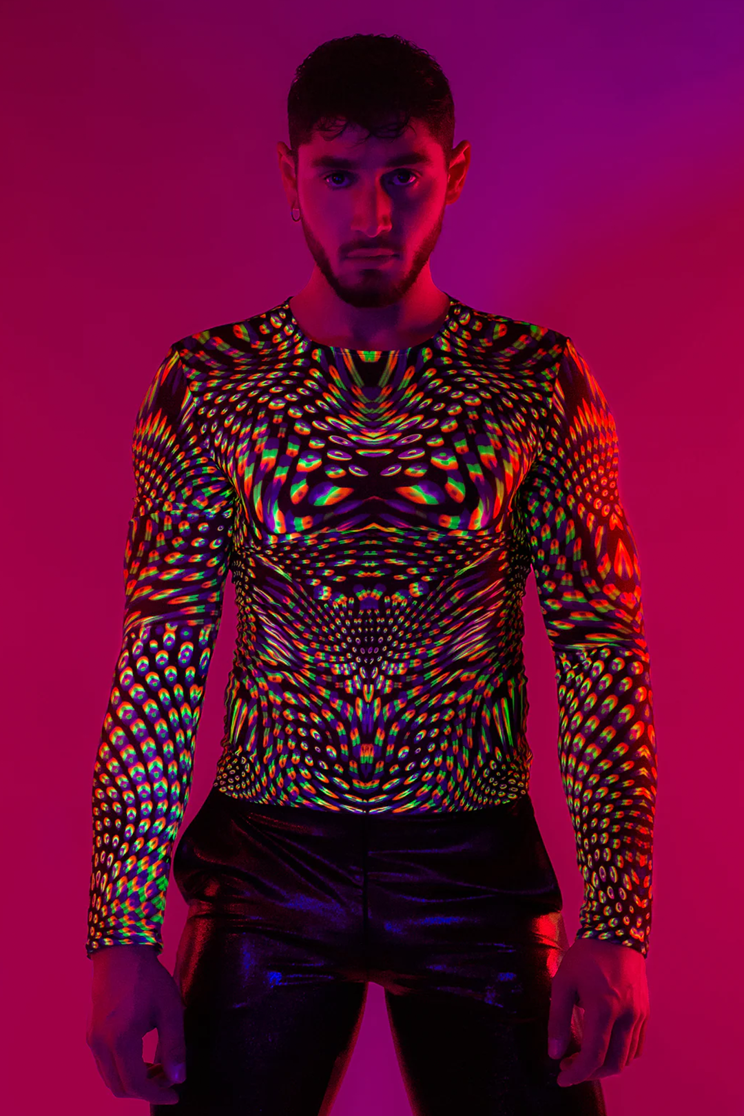 Man Face Rave What Do Guys Wear to Raves: 10+ Men's Rave Outfit Ideas | BADINKA