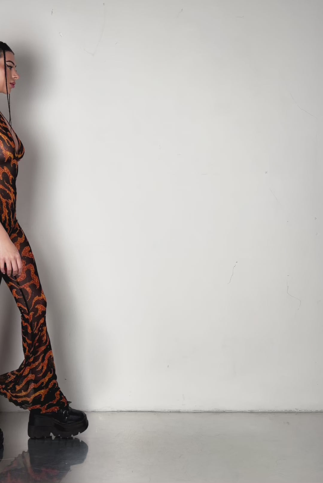 BADINKA C[Burning Man 2026] The Burn Mesh Halter Romper 8