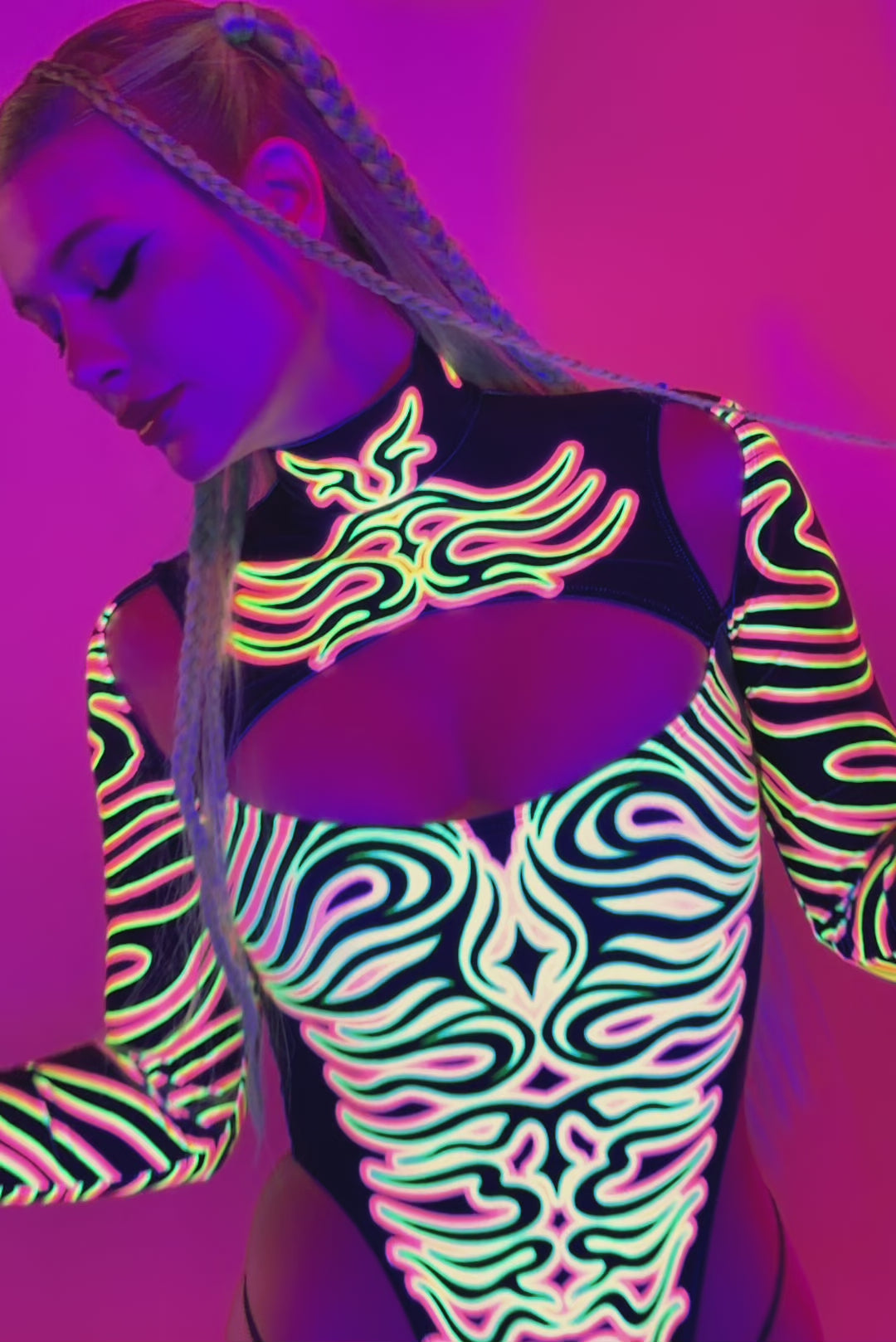 BADINKA Eye Of The Tiger Keyhole Bodysuit Keyhole
