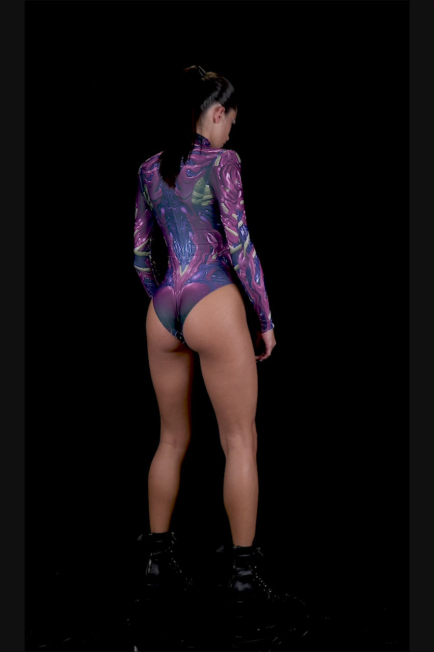 Axion Purple Serious Bodysuit