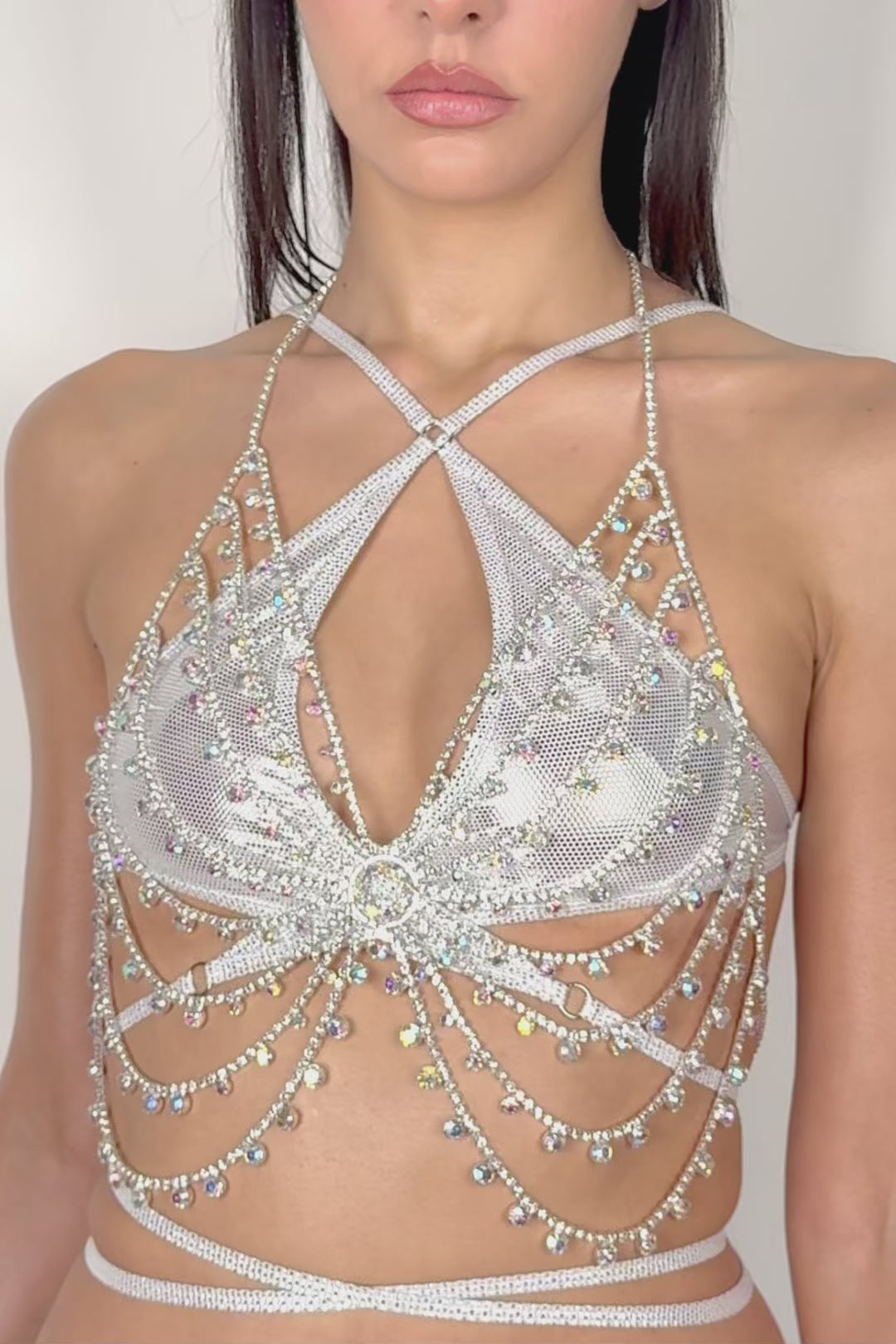 BADINKA It Girl Butterfly Top Shiny