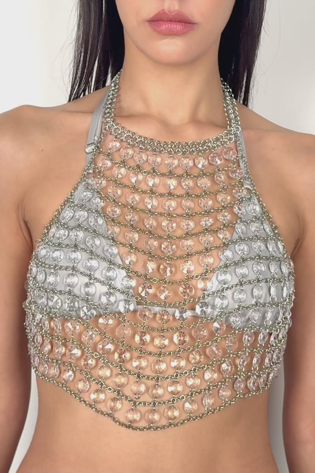 BADINKA Women Shard Crystal Top