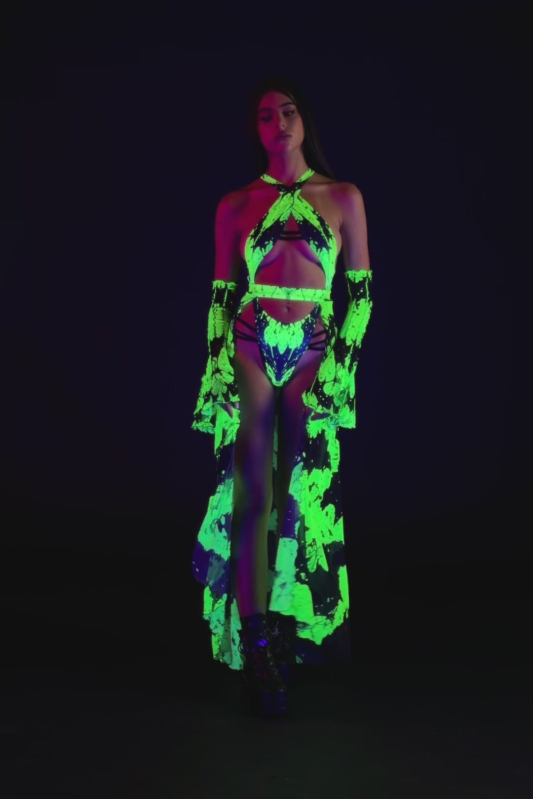 BADINKA Bat Habit Strappy Bodysuit 10