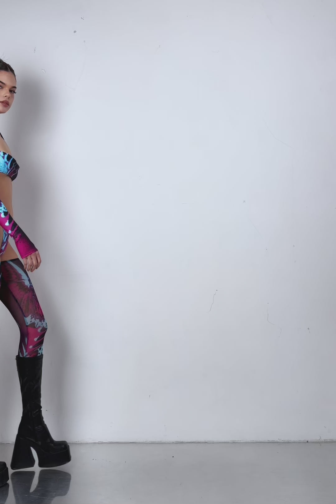 BADINKA Trapped In Cutout Top Halter-neck
