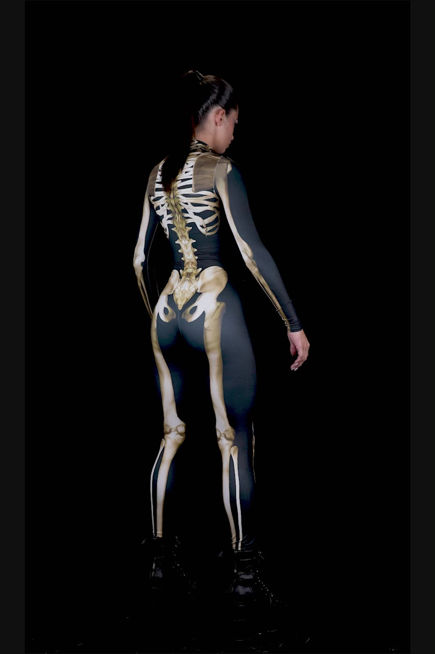 BADINKA Graveyard Skeleton Costume 5